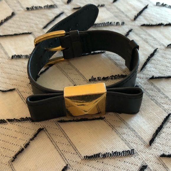 Kate Spade leather bow bracelet - Picture 2 of 4